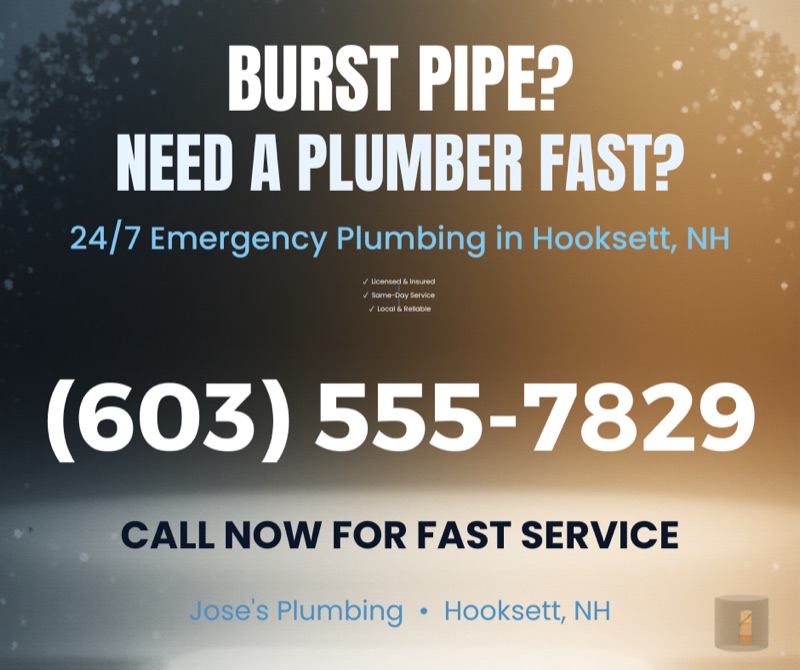 Emergency plumbing Facebook ad — burst pipe campaign creative